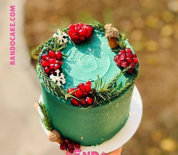 عکس ایده کیک یلدایی