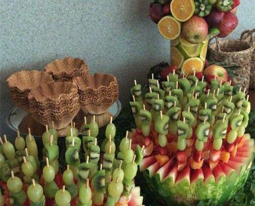 عکس ایده سفره شب یلدا برای مدرسه