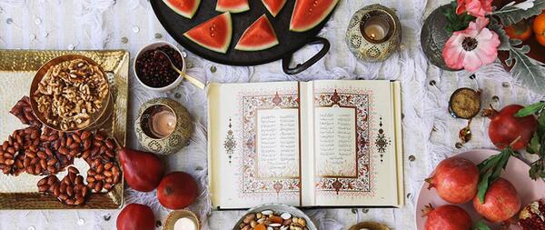 عکس ایده میز یلدایی