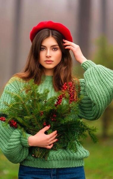 عکس لباس یلدایی دخترانه بافتنی