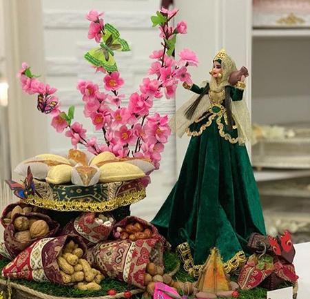 عکس لباس یلدایی عروسک