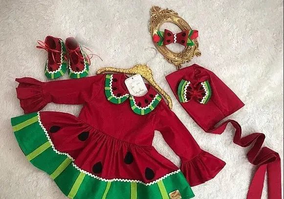 عکس لباس یلدا بچه گانه دخترانه