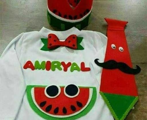 عکس لباس شب یلدا با نمد
