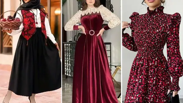 عکس جدیدترین مدل لباس شب یلدا زنانه