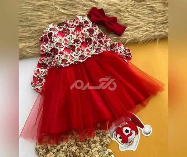 عکس لباس یلدا دخترانه دیجی کالا
