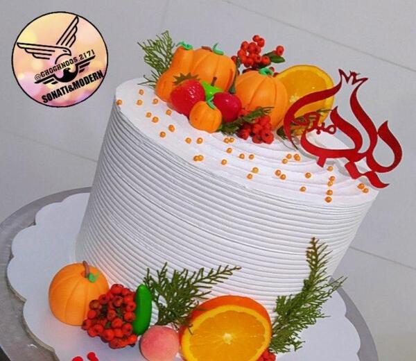 عکس تزیین میوه های پاییزی