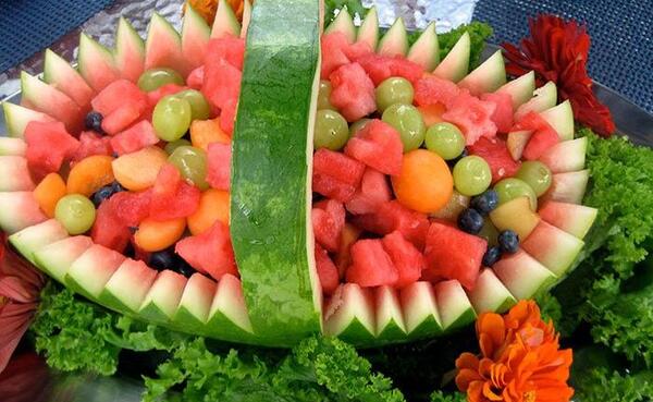 عکس تزیین میوه های پاییزی