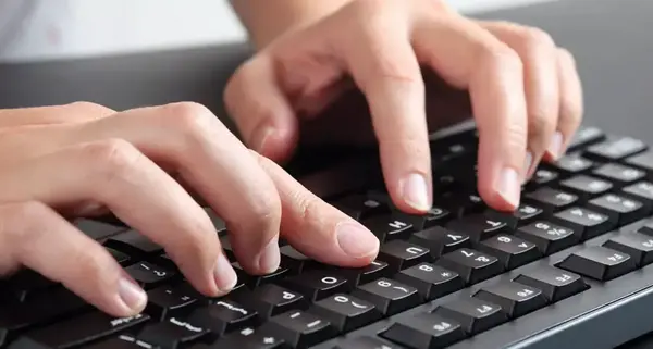 عکس صفحه تایپ گوشی