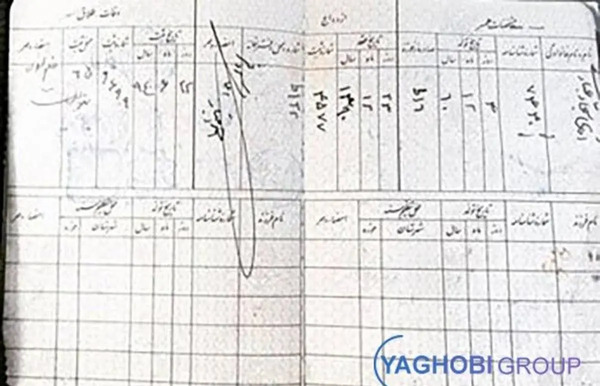 عکس صفحه توضیحات شناسنامه جدید