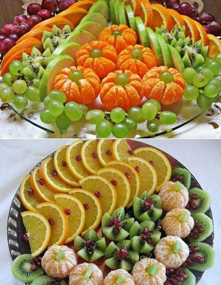 عکس تزیین خوراکی های شب یلدا