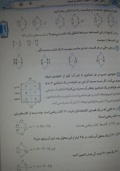 عکس ریاضی صفحه