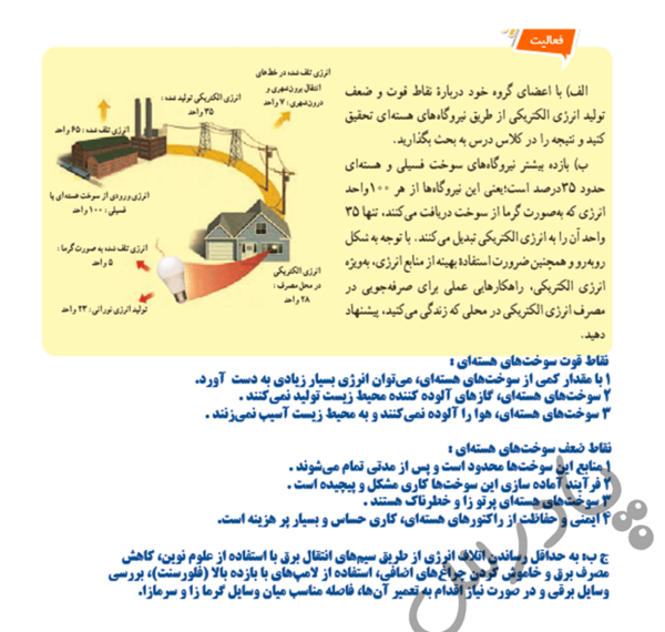 عکس صفحه اول علوم هفتم