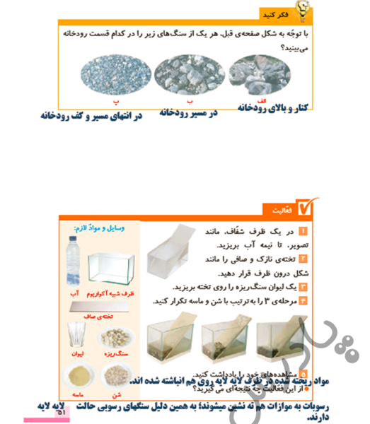عکس صفحه ۵۷ علوم چهارم