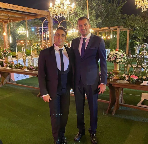 عکسهای عروسی پوریا پورسرخ و همسرش