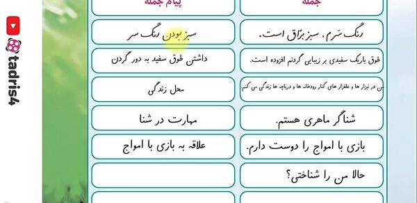 عکس صفحه نگارش چهارم صفحه ۳۹