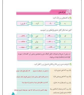 عکس صفحه نگارش پنجم صفحه ۲۹