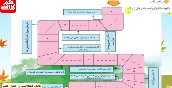 عکس صفحه نگارش پنجم صفحه ۶۶