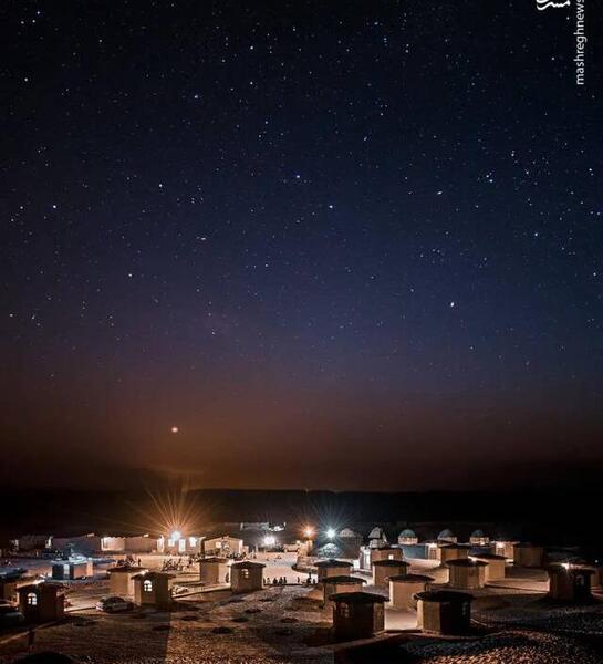 عکس ستاره ها در کویر