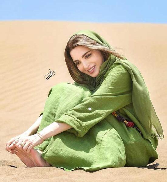 عکس غزاله در کویر