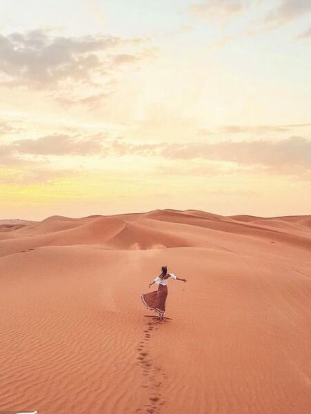 عکس دونفره تو کویر