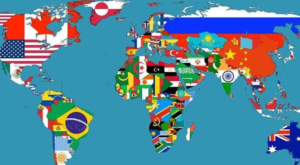 عکس کشور آمریکا روی نقشه