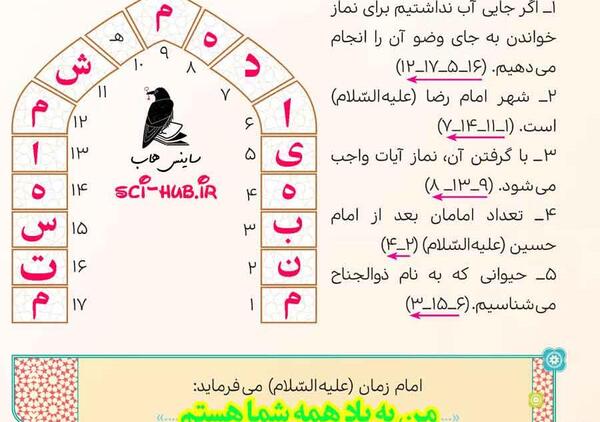 عکس صفحه ۴۸ هدیه ششم