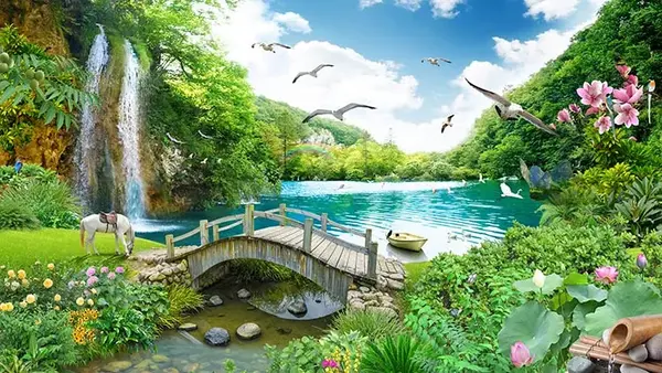 عکس صفحه کامپیوتر طبیعت