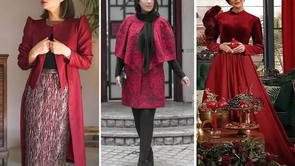 عکس مدل لباس شب یلدا زنانه اینستا