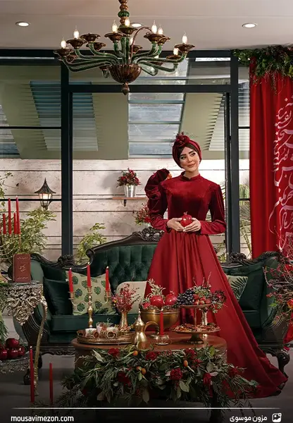 عکس مدل لباس شب یلدا زنانه اینستا