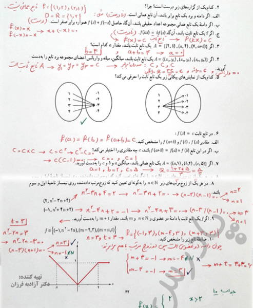 عکس کتاب ریاضی پایه یازدهم