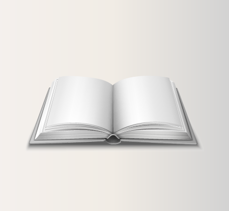 عکس کتاب با صفحه خالی