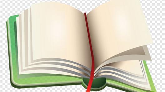 عکس کتاب با صفحه خالی