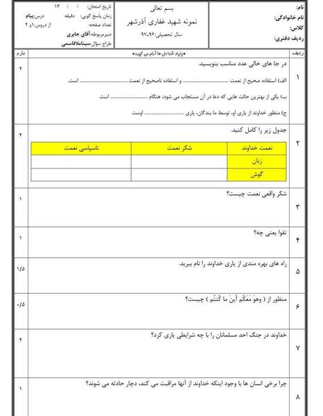 عکس کتاب پیام هفتم ۱۴۰۳