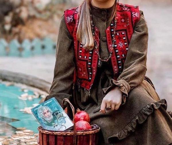عکس لباس سنتی یلدایی دخترانه