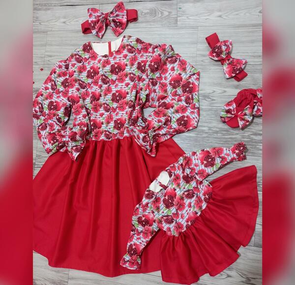 عکس ست لباس شب یلدا مادر دختری