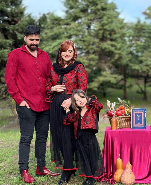 عکس ست لباس شب یلدا مادر دختری