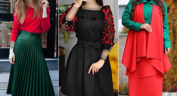 عکس لباس شب یلدا شیک دخترانه