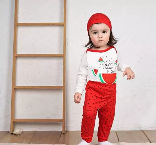 عکس لباس شب یلدا نوزادی