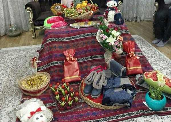 عکس تزیین لباس برای شب یلدا عروس