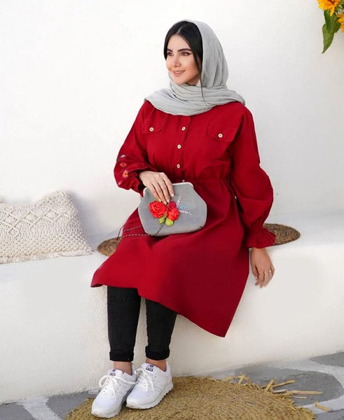 عکس لباس قرمز شب یلدایی