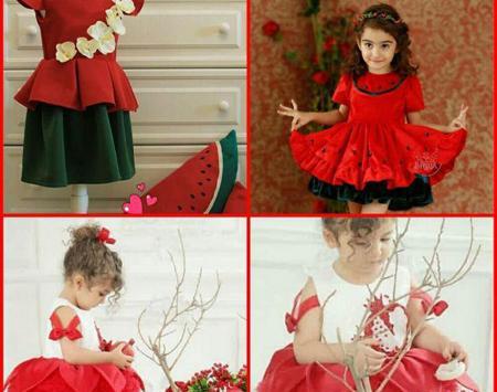 عکس مدل لباس یلدا کودکانه