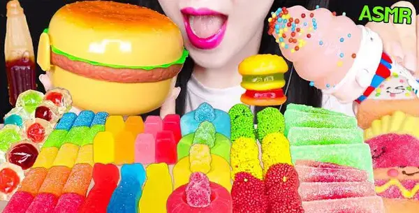 پاستیل اسمر عکس اسلایم خوردنی