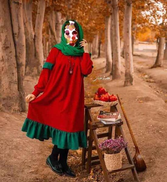 عکس لباس مخصوص یلدا زنانه
