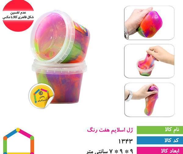 عکس ژل اسلایم خامه ای