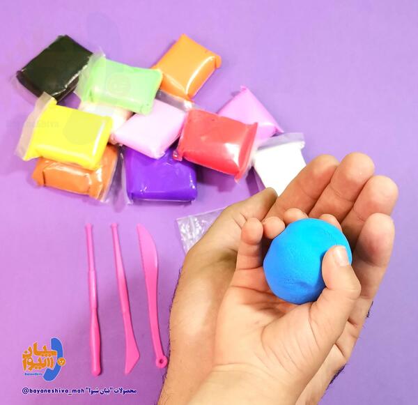 عکس اسلایم خمیر بازی