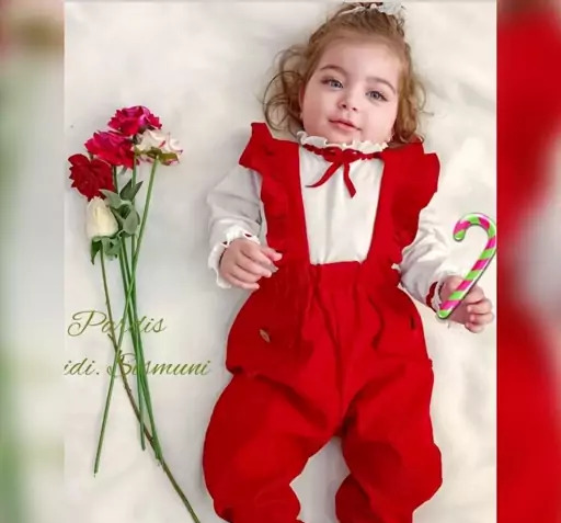 عکس لباس یلدایی کودک دختر