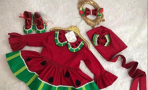 عکس مدل لباس بچه گانه برای شب یلدا دخترانه