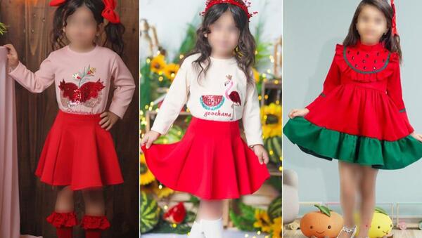 عکس لباس کودک دخترانه شب یلدا