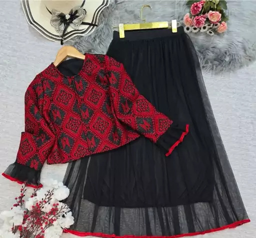 عکس لباس یلدایی توری