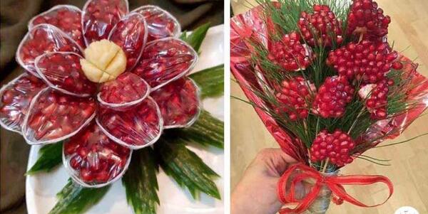 عکس ایده هندوانه برای شب یلدا